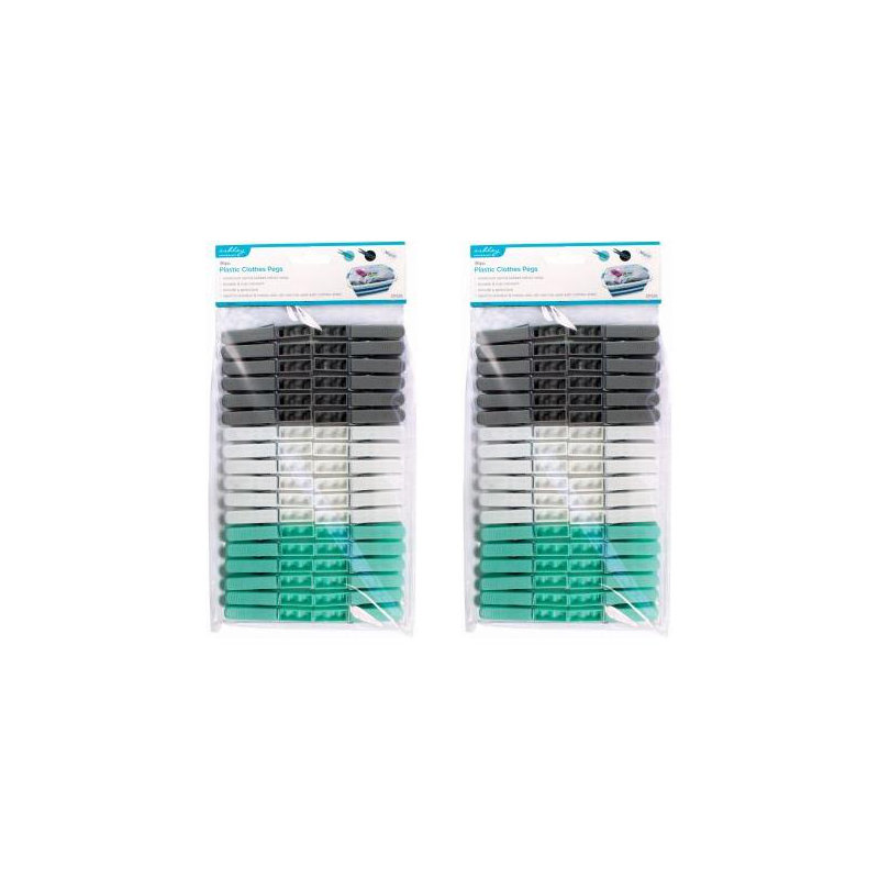 Plastic Clothes Pin - 72 Piece Set
