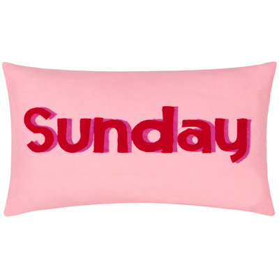 Pink Rectangular Cushion