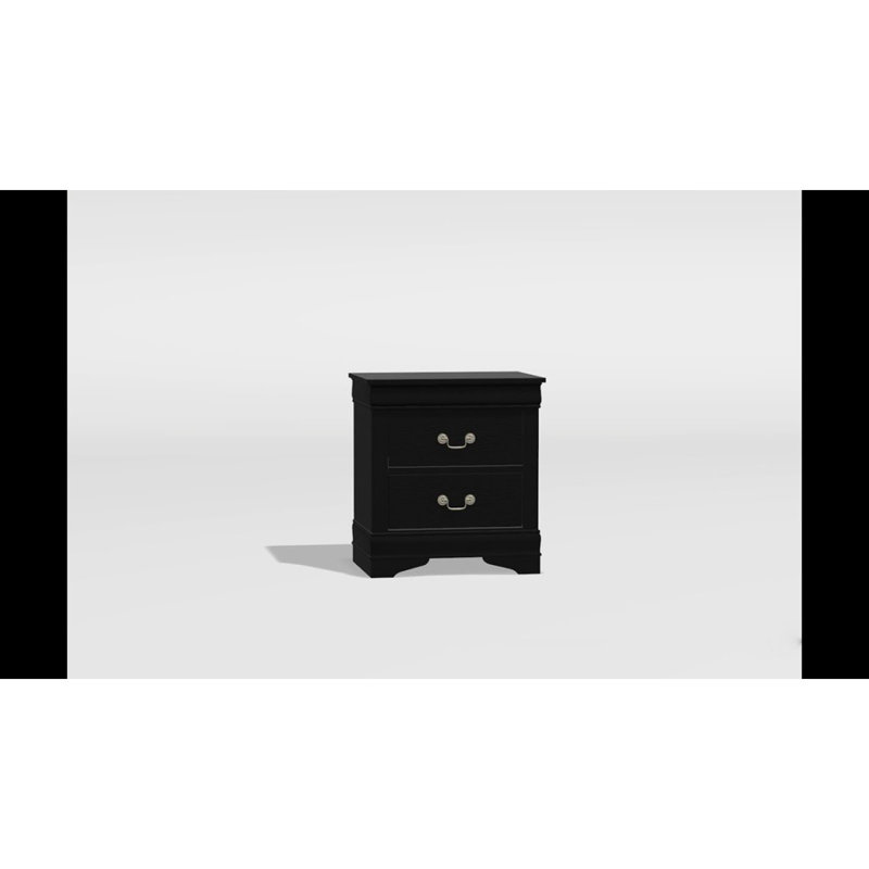 Table de chevet pour chambre à coucher Table de chevet moderne Table de chevet Table de chevet en bois massif, Noir