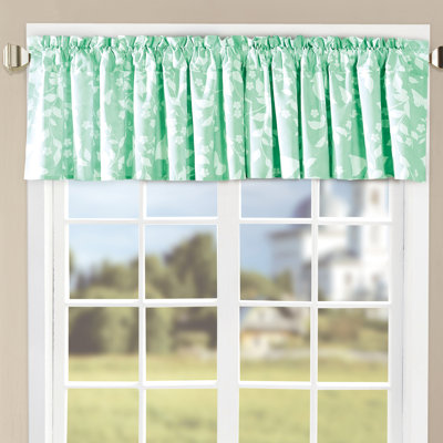 Floral Tailored Window Valance