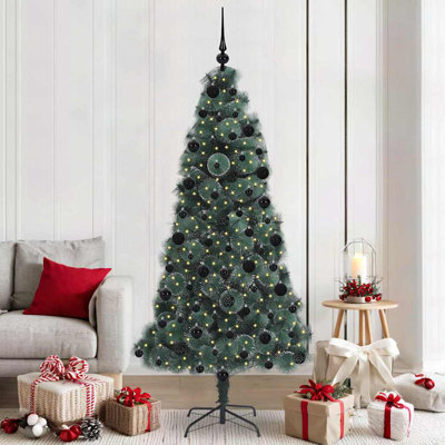 Artificial Pre-lit Christmas Tree with Ball Set