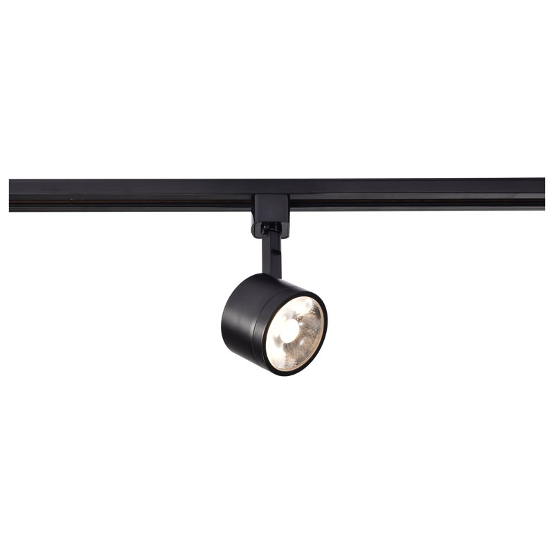 Black Adjustable LED Track Head Light