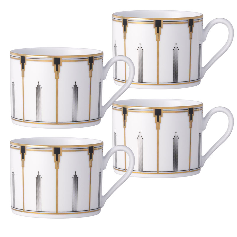 Ensemble de 4 tasses Noritake Empire Gold, 23 cl.