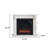 47.24"Modern Minimalist Solid Wood Simulated Flame Electric Fireplace-321674992