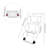 3 Steps Wall Mounted Retractable Folding Ladder-1536277880
