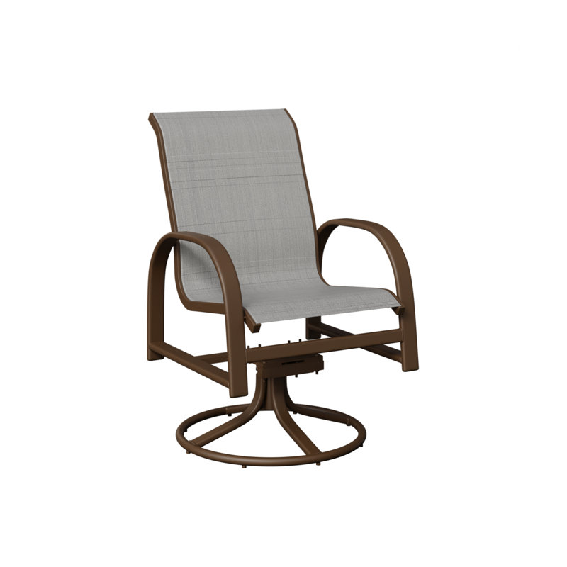 Chaise berçante berçante pivotante Berlin Gardens, Charm platine, Filon de bois mesquite