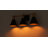 Brooklyn-BB 3-Light Dimmable Vanity Light with  Black Metal Shade