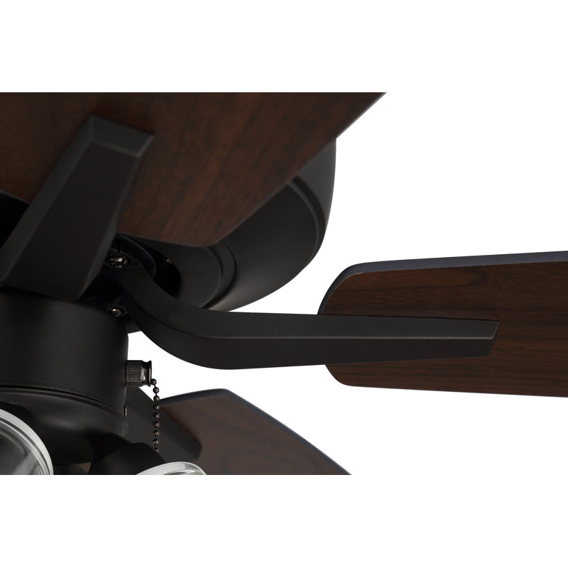 52'' Ceiling Fan with Light Kit, Espresso