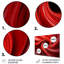 «Red Abstract Spiral Dreamscape IV», art mural abstrait en spirale en métal-293584151