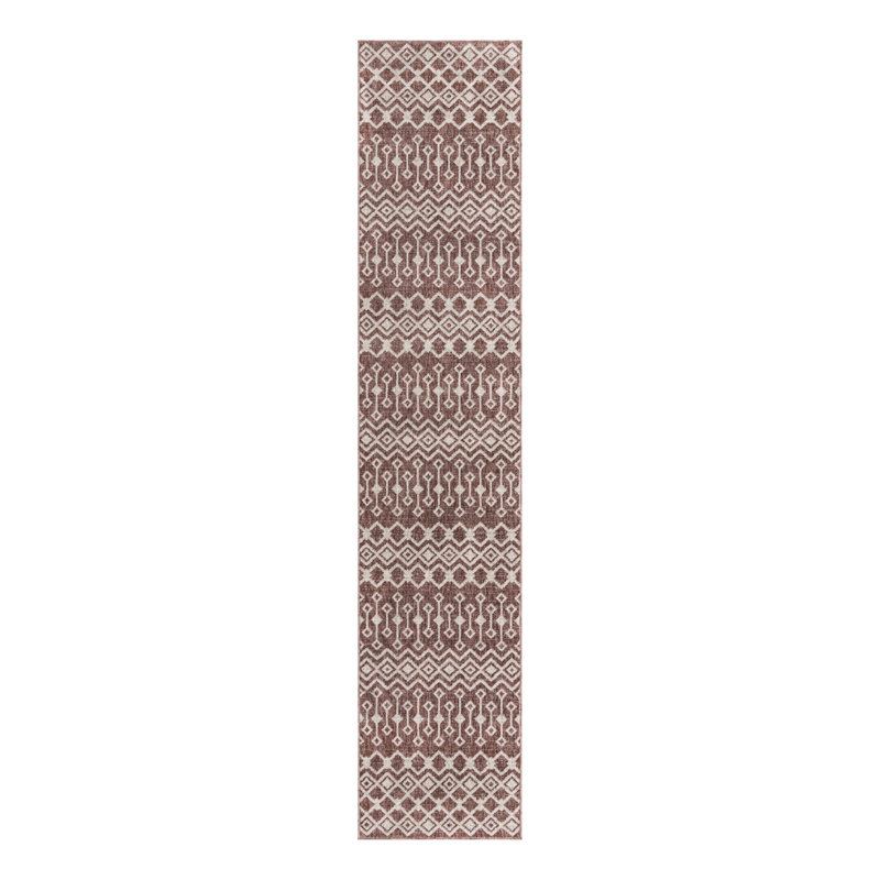 Barnkine Geometric Indoor Rug, Runner 2'7" x 12'