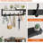 Wall Mounted Coat Rack With Shelf, Key Hooks And Mail Holder - Multi-Functional Entryway Organizer, Floating Shelf With Storage For Hats, Coats And Keys - Durable Solid Wood Construction-1399985643