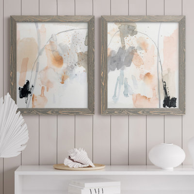 «Tincture I», ensemble de 2 reproductions d'art sur toiles
