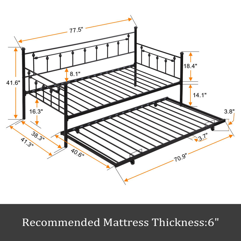 Daybed with Trundle Bed