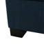 Tissu moderne avec motif gaufré et espace de rangement confortable à texture abondante - bleu marine-598536391