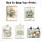Boho Vintage Wall Art Decor 16 Pcs (unframed)