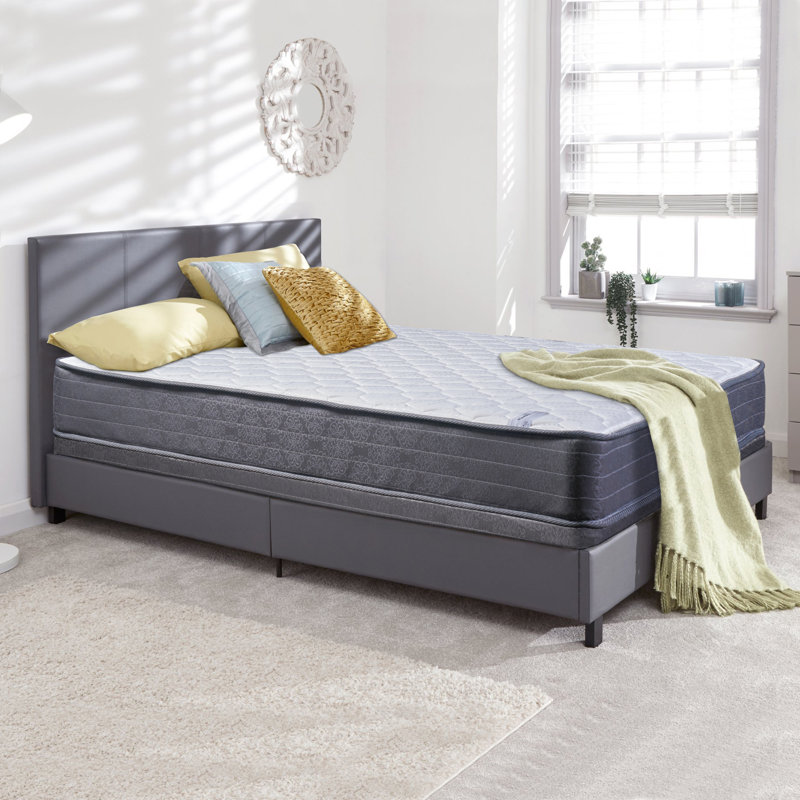 Alwyn Home Lushton 16'' Firm Hybrid Mattress and Box Spring, Queen