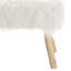 Amryis Faux Fur Bench