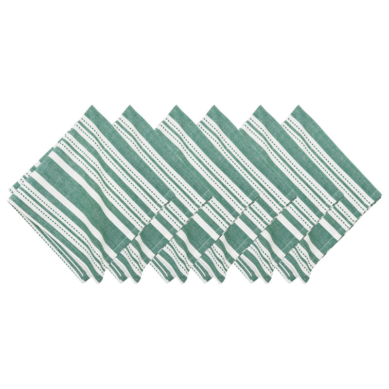 Warner Emerald Napkin S/6, Green
