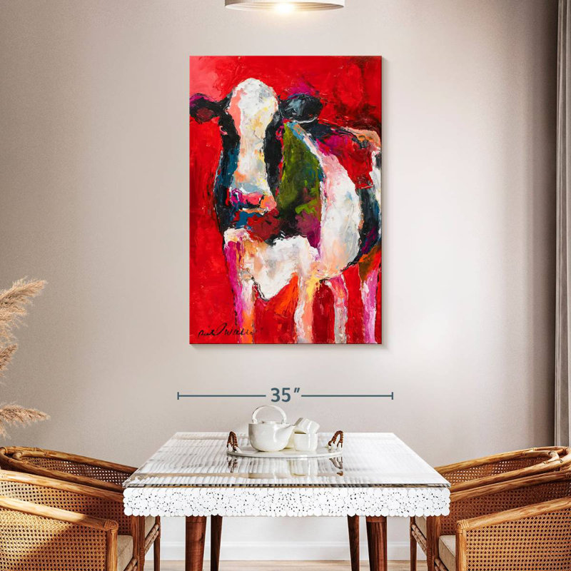 Brampt Cow V, 48" H x 32" W
