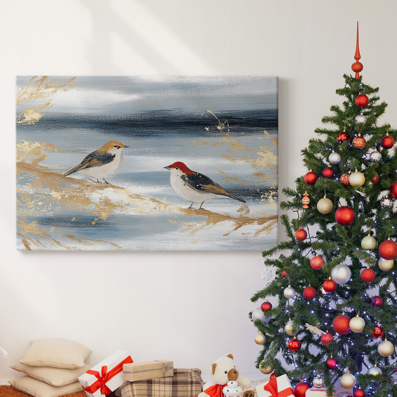 Christmas Holiday Arts - Toile tendue avec châssis, H 18 po x l 27 po