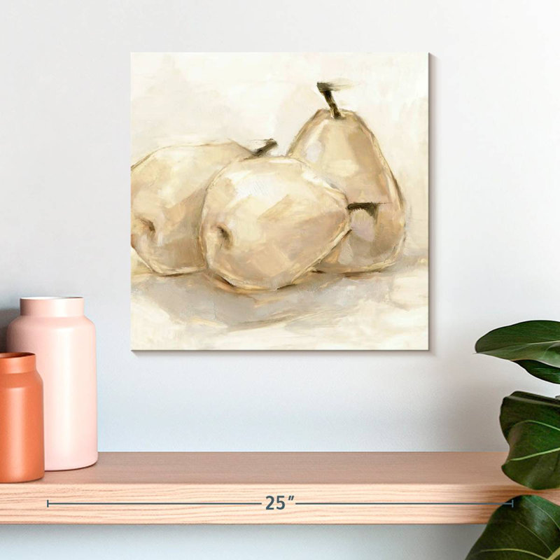 Yarlin White Pear Study II, 16" H x 16" W