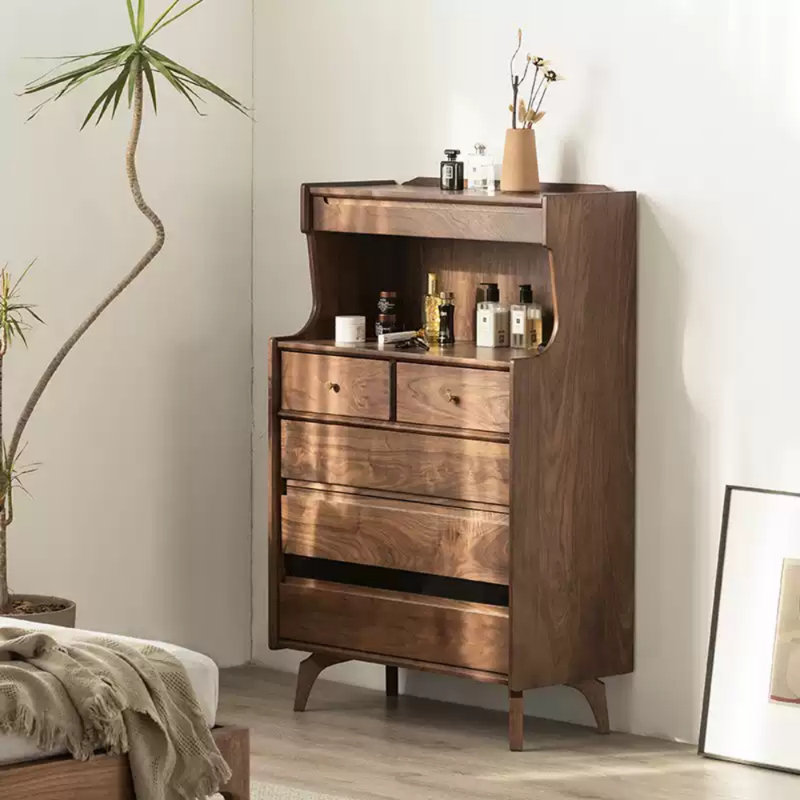 Multifunctional Black Walnut Dresser