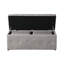Ensemble de repose-pieds rectangulaire 1 pièce en tissu de lin avec 2 repose-pieds (beige)