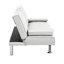 Grey Leather Bed, Armrest Addition, Stainless Leg, 7.09In Package Height, Compact For Home Storage Surface, 38.98In Width, Functional Any Area-133044602
