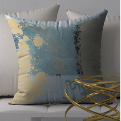 Housse de coussin décorative carrée « Juicy festin » et insert