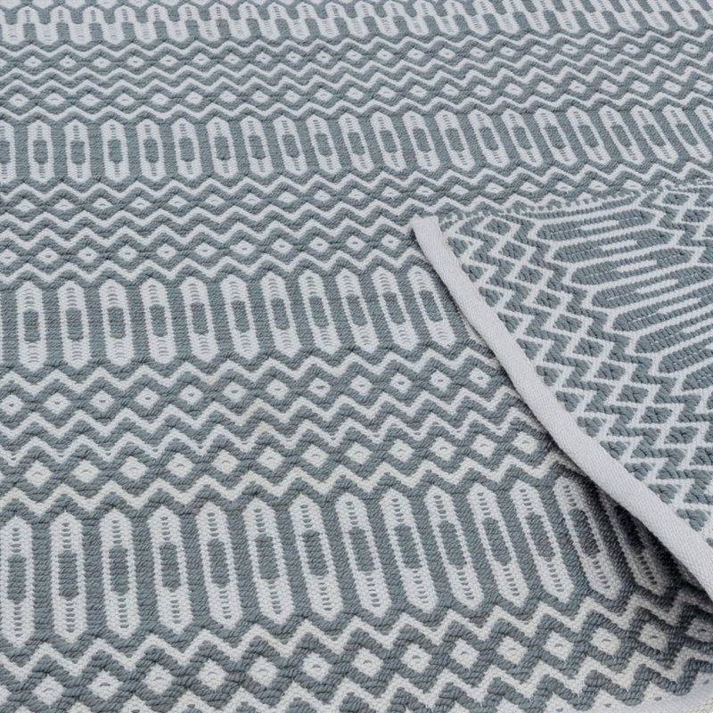 McLellen Geometric Recycled P.E.T Hand Knotted Indoor / Outdoor Area Rug, Rectangle 160 x 230cm