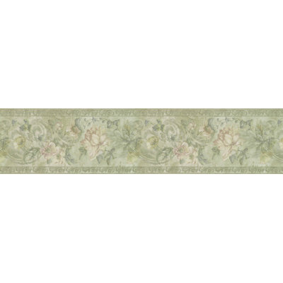 Peel & Stick Floral Border