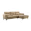 Ensemble de canapé modulaire en cuir taupe 2 pièces-2051033839