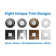 Surefit(V3) LED Flush Mount Ceiling Light, 3000K With Square White Trim