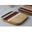 Wood 6 Piece Coaster Set With Holder-92424421-92424422
