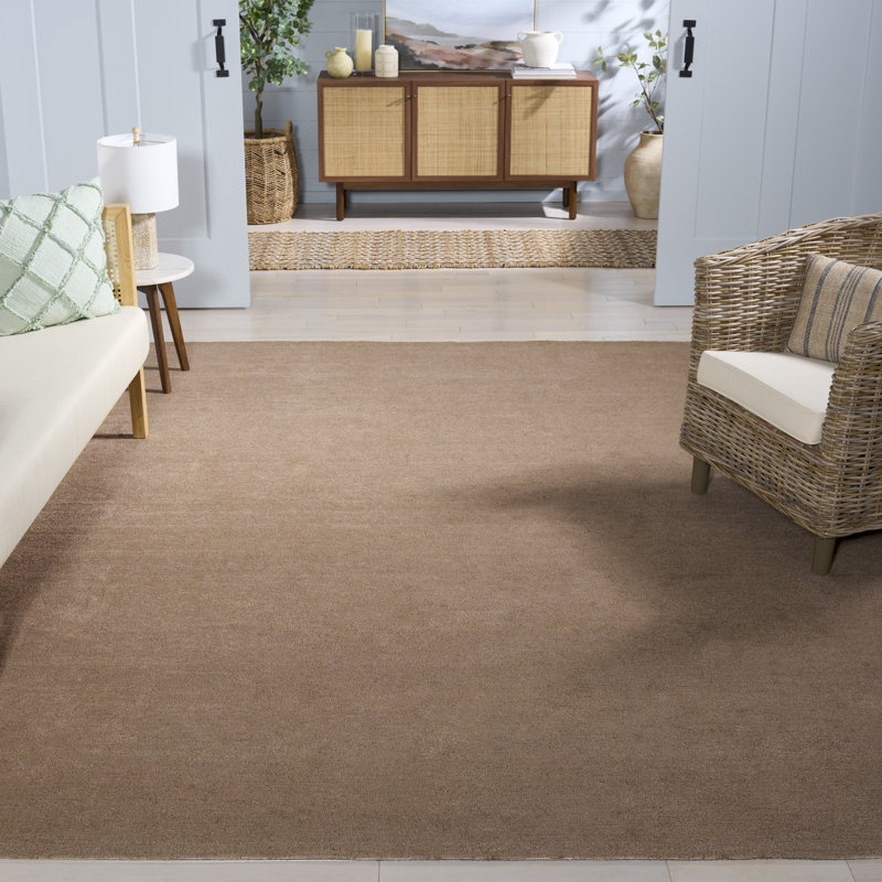 Jimeny Hand Tufted Jute Cotton Rug in Natural, Rectangle 8' x 10'