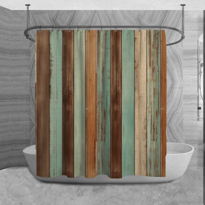Huberte Microfiber Shower Curtain