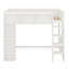 Lit mezzanine en bois avec tablettes de rangement-1343853340