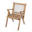 Chaise de patio avec coussin (ensemble de 2)
