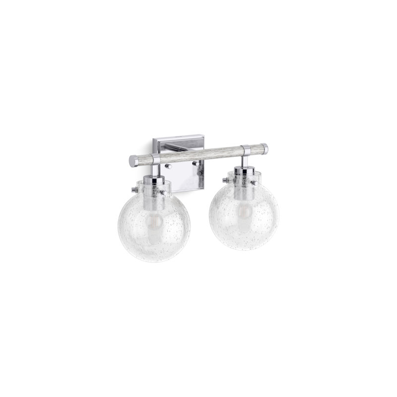 Holt Two-Light Sconce, Polished Chrome
