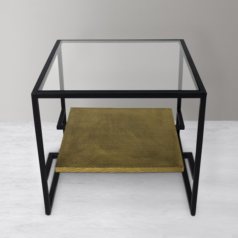 table de bout style traîneau
