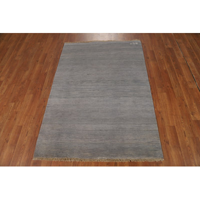 Modern Gray Gabbeh Oriental Rug 3x5