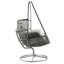 Chaise longue pivotante grise