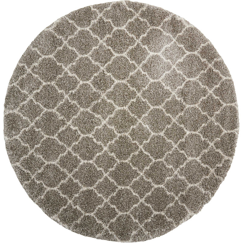 Youn Moroccan Indoor Rug, Round 7'10"