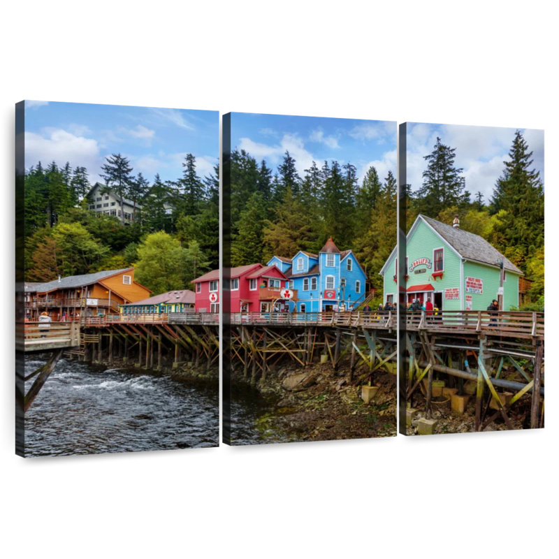 Nicci Downtown Ketchikan Alaska, 20" H x 33" W
