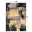 Tapis jaune / noir / gris à motif abstrait Rambo Performance-1492774632