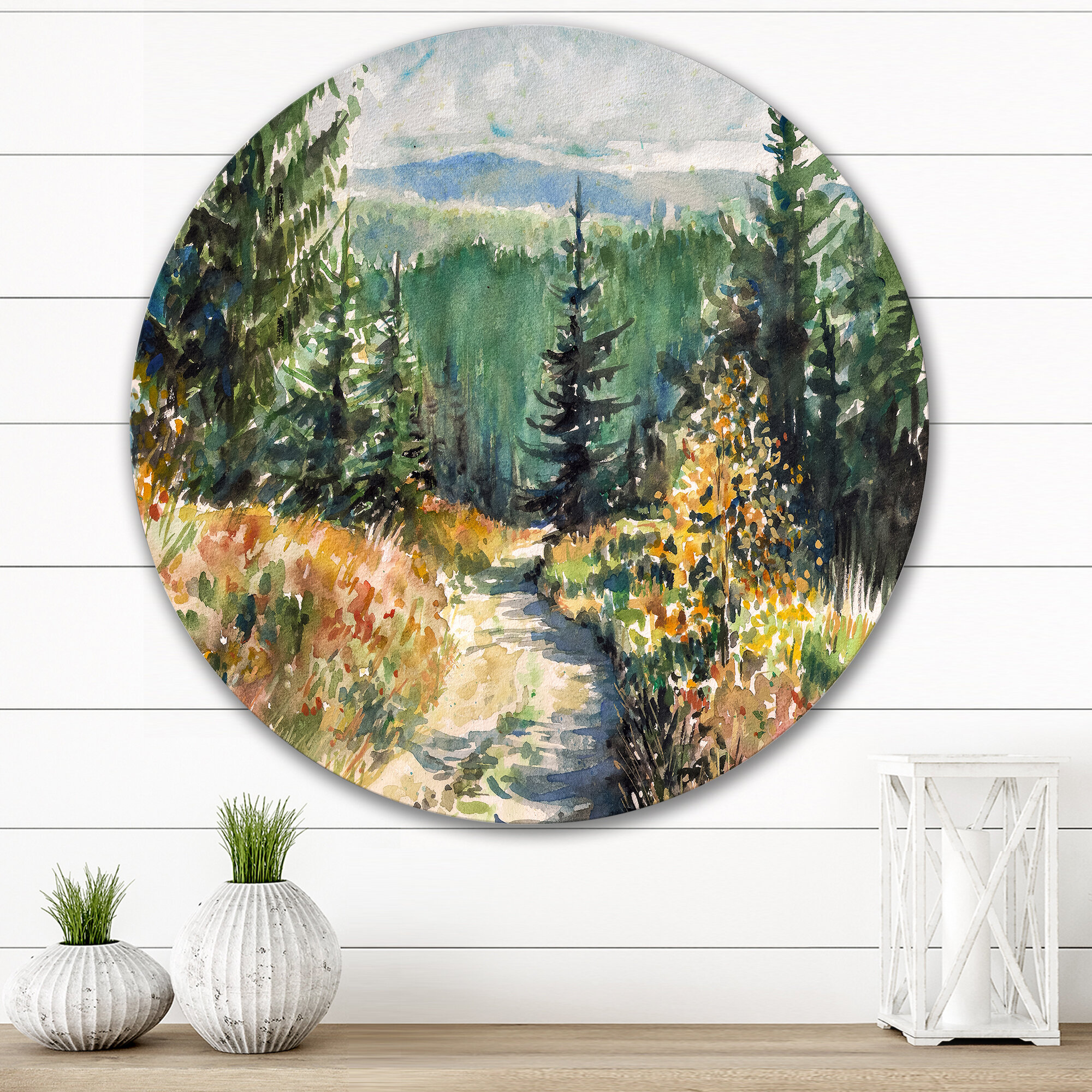 Go Forth Larger - Contemporary Landscape Painting | Large Metal Wall Art Print | Great Big Canvas