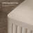  Modern Fluted Waveform Panel 3-Drawer Nightstand-100685089