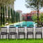 Chaise d'appoint de patio Wier-16067798
