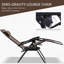 Ensemble de chaise Zero Gravity avec table d'appoint, chaise inclinable pliante avec porte-gobelets et coussins-779937646
