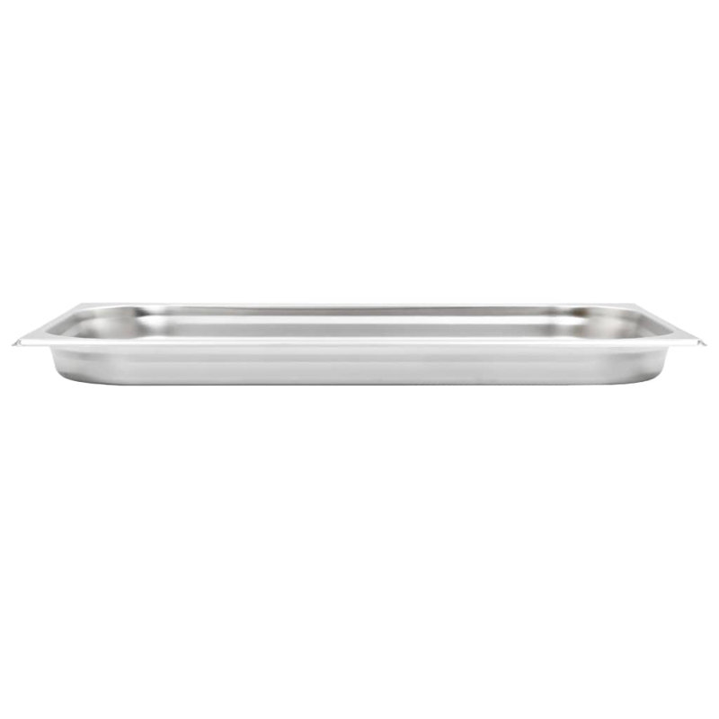 Stainless Steel Pan, 4cm H x 53cm W x 32.5cm D